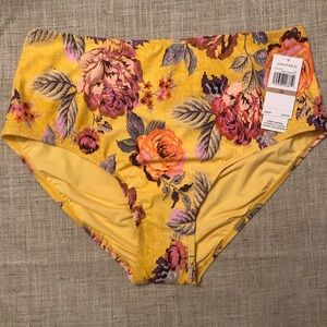 Jantzen swim bottoms “pretty pineapple” size 12